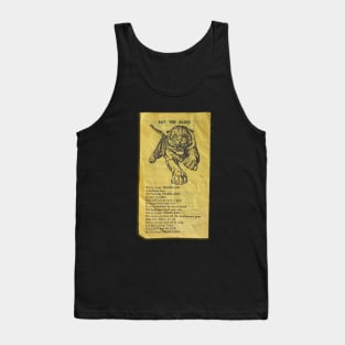 Richmond Tigers - Retro Grungy Look - TEAM SONG SHEET Tank Top